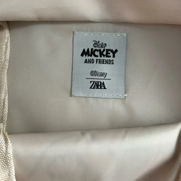 Disney Mickey Mouse Kids Backpack and Pouch Set - Cream and Black - Picture 4 of 5